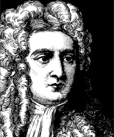 Isaac Newton Portrait By LadyOfHats