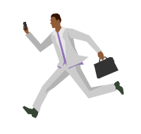 African Man Running