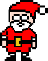 8bit Santa