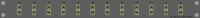 12 port SC fiber Patch Vertical