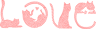 Love Cats Hearts