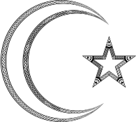 Decorative Chain Crescent And Star