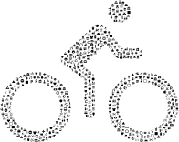Public Domain Cyclist Icons