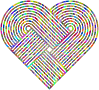 Radiant Interleaved Heart Design