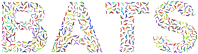 Bats Typography Polyprismatic