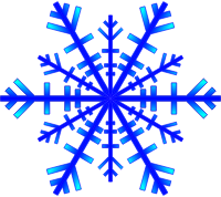 Blue Snowflake