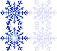 Snowflakes - path comparision