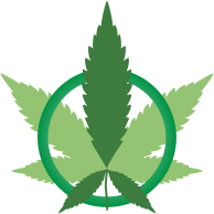 Marijuana Peace Symbol Variation 2