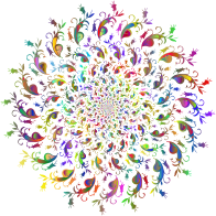Floral Circle Vortex Polyprismatic No BG