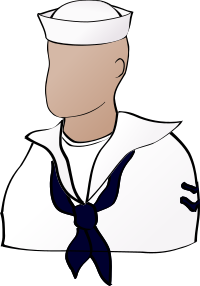 Faceless sailor