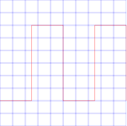 Oscillograph rectangle corrected