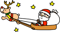 Santa in Sleigh (#1)