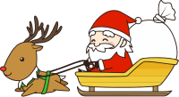 Santa in Sleigh (#2)