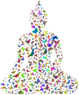 Sitting Buddha Butterflies Polyprismatic