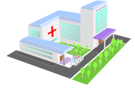 Isometric 3D Perspective Hospital