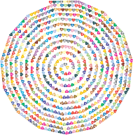 Hearts Spiral Prismatic