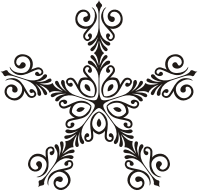 Art Deco Style Flourish Star