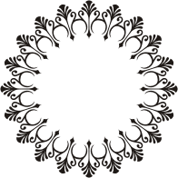 Art Deco Style Flourish Frame