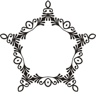 Art Deco Style Flourish Frame 8