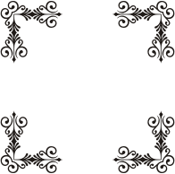 Art Deco Style Flourish Frame 9