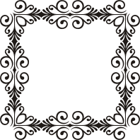 Art Deco Style Flourish Frame 11