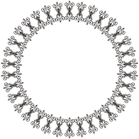 Art Deco Style Flourish Frame 13