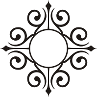 Art Deco Style Flourish Frame 14