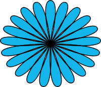 Blue flower