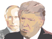 Putin Behind Trump