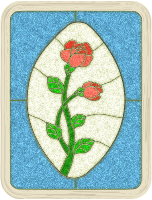 Stained Glass Rose Window