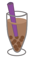 Bubble Tea in a Cafe