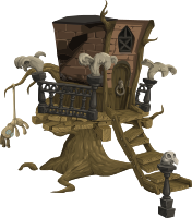 Creepy house from Glitch