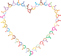 Wheelchair Heart Prismatic