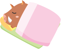 Sleeping boar