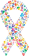 Prismatic Hearts Ribbon