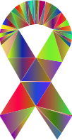 Low Poly Ribbon Polyprismatic