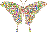 Polyprismatic Ribbons Butterfly