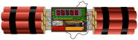 Improvised explosive device (IED) - bomb - v2