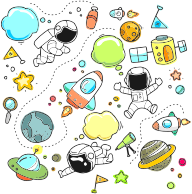 Space Theme Collage By pencilparker