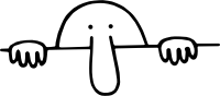 Kilroy was almost here - but he never quite dared to jump over that wall...