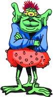 Martian with three feet
