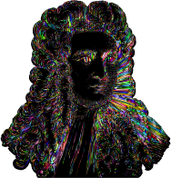 Chromatic Isaac Newton Portrait 2019