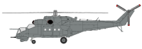 Mil Mi-24 - Hind in "factory gray"
