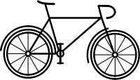 Bicycle Line Art