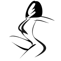 stylized woman silhouette