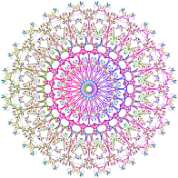 Branches With Leaves Mandala II No BG