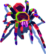 Geometric Tarantula By bayuniatini