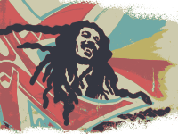 Bob Marley Abstract