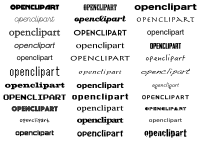 OPENCLIPART