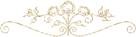 Vintage Roses Flourish Line Art Gold No BG